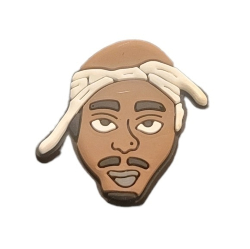NEW Tupac Shakur Makaveli Croc Charm